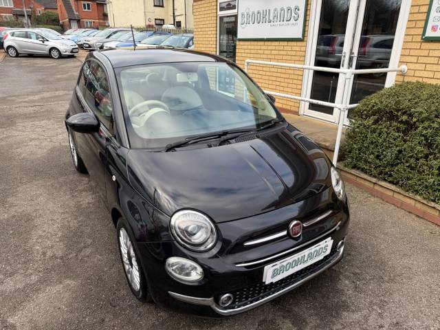 Fiat 500 1.2 Lounge 3 Door Hatchback Petrol Black