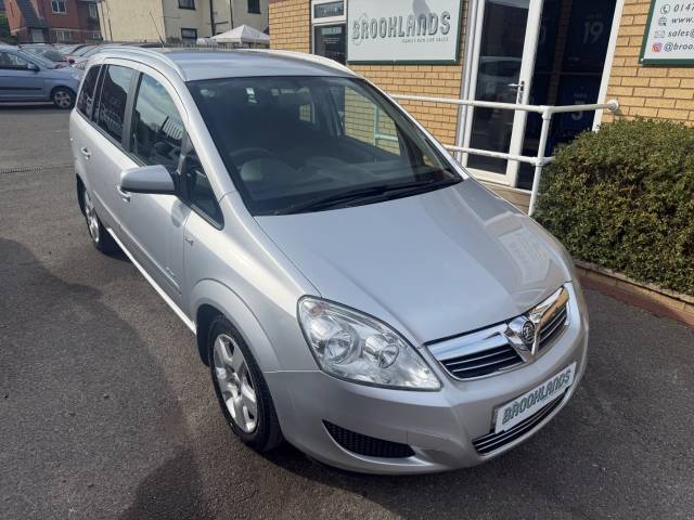 Vauxhall Zafira 1.6 Breeze 7 Seats MPV Petrol Sovereign Silver