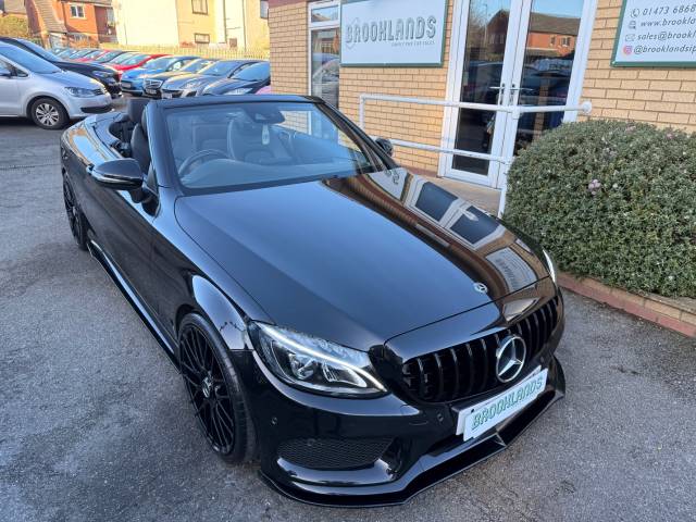 Mercedes-Benz C Class 2.1 C250d AMG Line Premium Plus Automatic Convertible Convertible Diesel Black